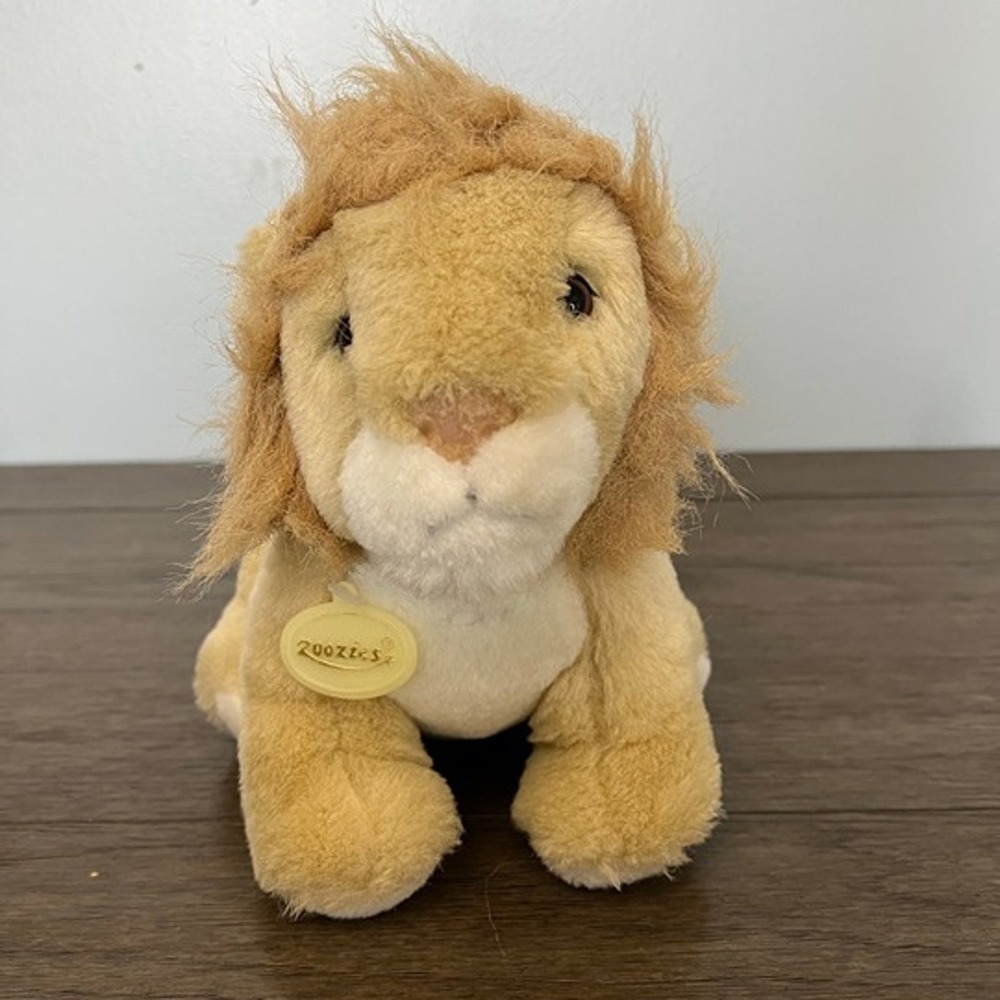 Zoozies Prettique Designs Lion Plush Vintage 1993 Stuffed Animal Toy